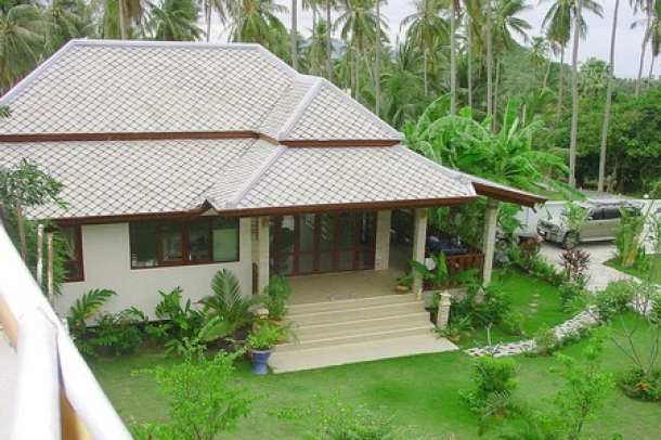 Mae Nam Beach: Two Bedroom Bali Style Sea View Villa-2