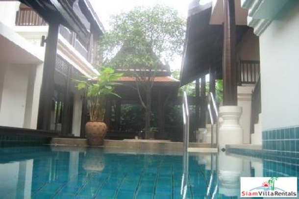 Baan Sukjai | Four Bedroom Thai Traditional House with in-house Swimming Pool near Thonglor BTS.-18