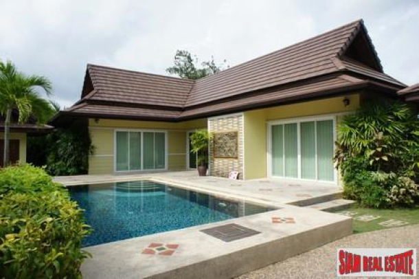 As New Two Bedroom Pool Villa with Large Garden in Bang Jo Village-1