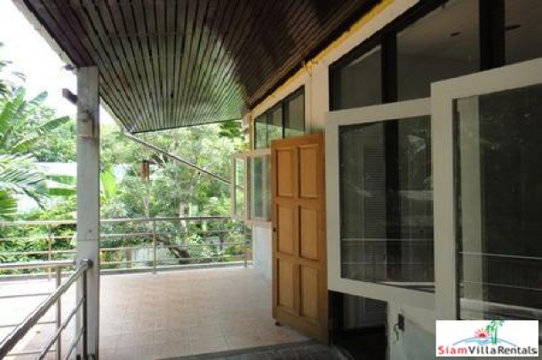 RENTED Large balcony in a private house for rent, 2-storey on Sukhumvit 20-7