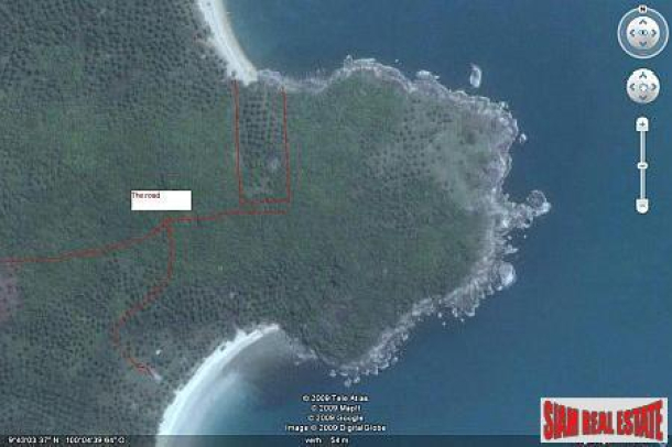 Stunning and Secluded Beachfront Land Available in Koh Phangan-3