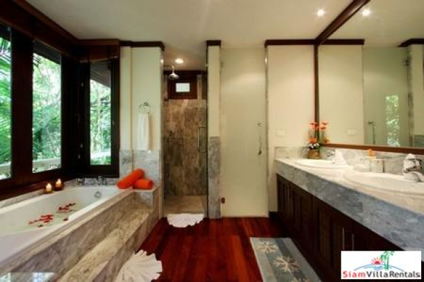 Katamanda | Beautiful Thai Style Three Bedroom Pool Villa with Sea View in Kataj for Holiday Rental-12