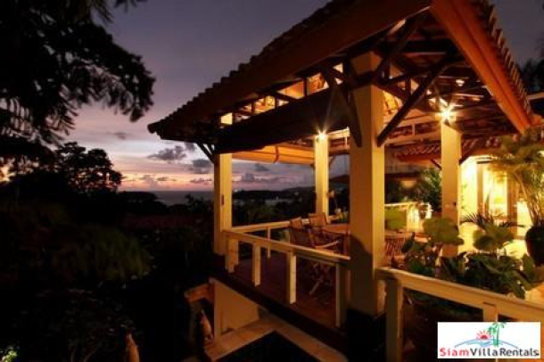Katamanda | Beautiful Thai Style Three Bedroom Pool Villa with Sea View in Kataj for Holiday Rental-3