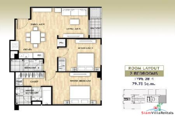 Siri on 8 | Two Bedrooms Condo for Rent Just 200 Meters from BTS Nana-12