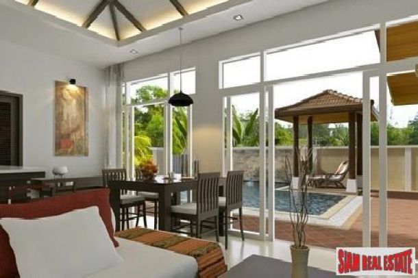 Three Bedroom Modern Thai Pool Villas in New Rawai Development-5