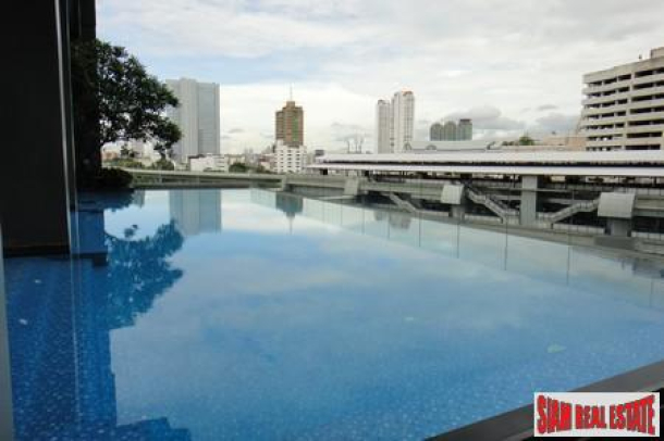 Stylish & Modern Condo for Sale, fully furnished one bed on 28th floor at Hive at Sathorn, Krung Thon Buri Road-1