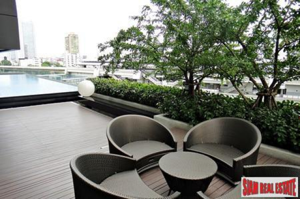 Stylish & Modern Condo for Sale, fully furnished one bed on 28th floor at Hive at Sathorn, Krung Thon Buri Road-11