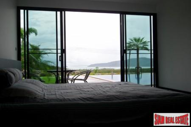 Cool, Modern Six Bedroom Home with Pool and Sea Views in Rawai-10