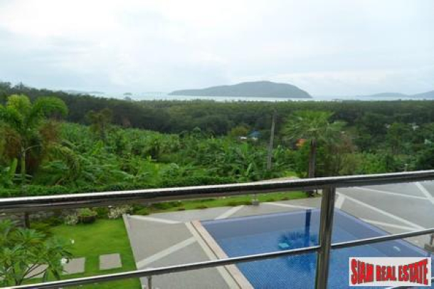 Cool, Modern Six Bedroom Home with Pool and Sea Views in Rawai-17