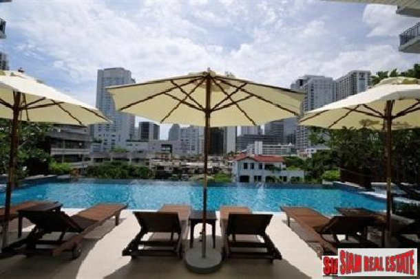 Condo for sale, 2 bedrooms, 2 bathrooms, fully furnished on 5th floor at Wind, Sukhumvit 23, Near Asoke-1
