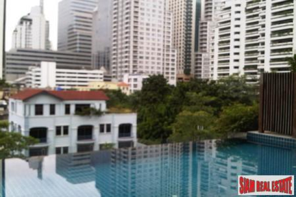 Condo for sale, 2 bedrooms, 2 bathrooms, fully furnished on 5th floor at Wind, Sukhumvit 23, Near Asoke-15