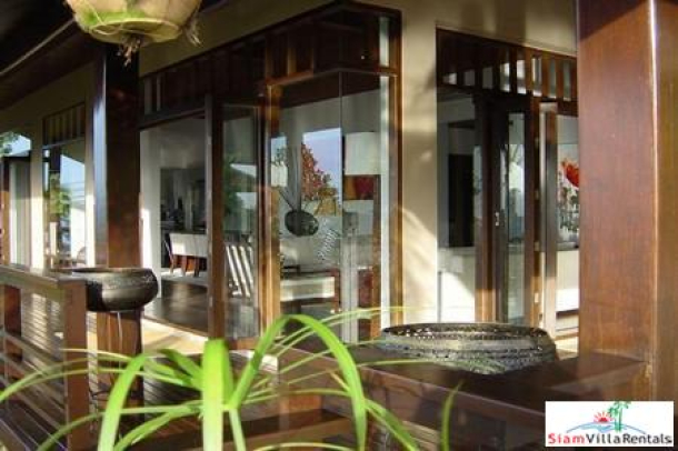 Elegant Thai Holiday Villa with Three Bedrooms, Private Pool and Sea Views in Bang Po, Samui-3