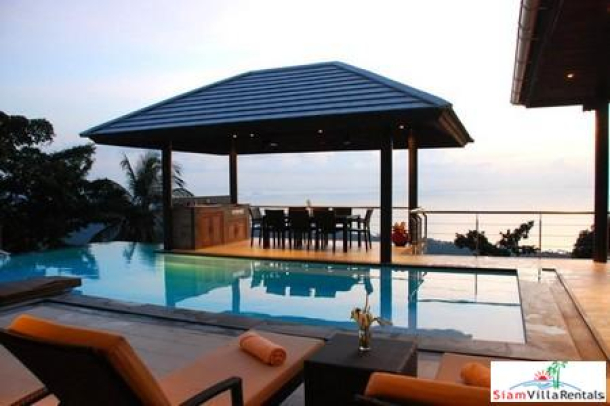 Contemporary European Style Four Bedroom Seaview Villa with Private Pool in Samui-15