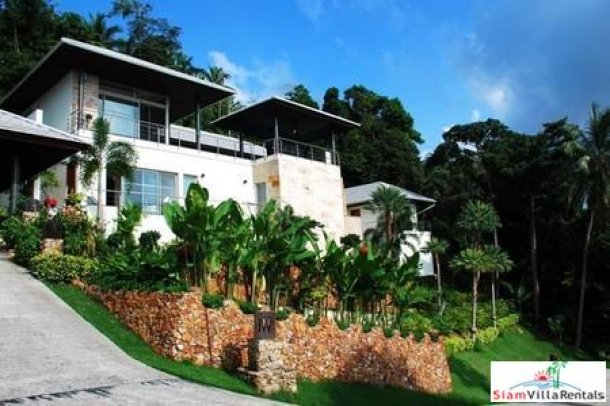 Contemporary European Style Four Bedroom Seaview Villa with Private Pool in Samui-2