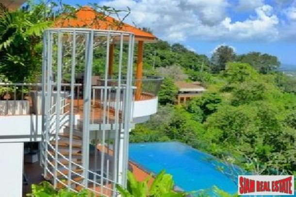 Spectacular Three Bedroom Hillside Villa with Sea View in Kata-3