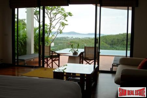 Spectacular Three Bedroom Hillside Villa with Sea View in Kata-8