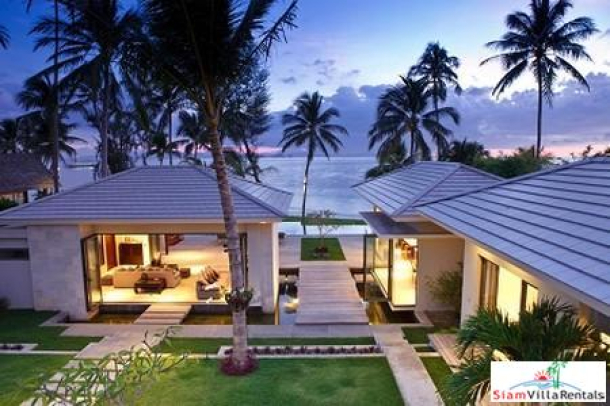 Luxury Beachfront Pool Villas Available with 4-7 Bedrooms in Lipa Noi, Samui-1