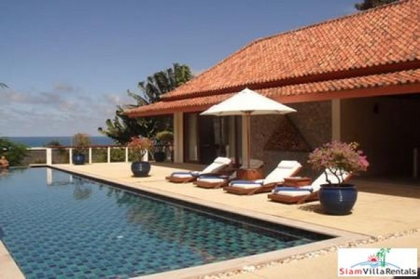 Katamanda | Spacious Thai Style Four Bedroom Holiday Pool Villa with Sea Views in Kata-1