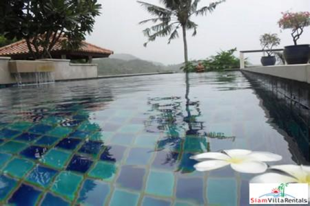 Katamanda | Spacious Thai Style Four Bedroom Holiday Pool Villa with Sea Views in Kata-3