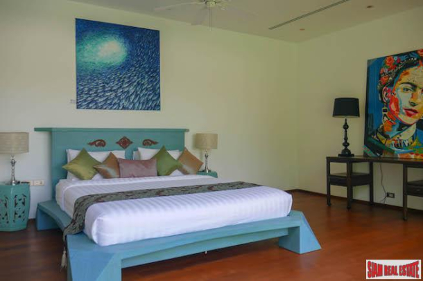 Luxury Beachfront Two or Four Bedroom Thai Style Pool Villa at Maenam, Samui-20
