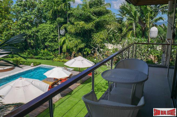 Tropical Three or Five Bedroom Pool Villa Directly on the Beach at Maenam, Samui-22