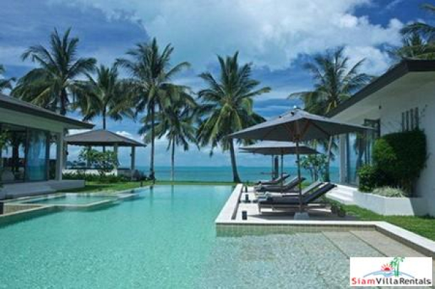 Ultra Modern Beachfront Pool Villa Available with Three or Five Bedrooms in Taling Ngam, Samui-2