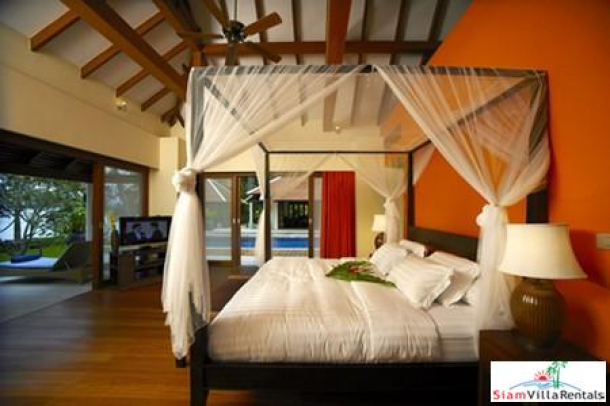 Beachfront Thai Style Pool Villa Available with Three or Five Bedrooms in Lipa Noi, Samui-12