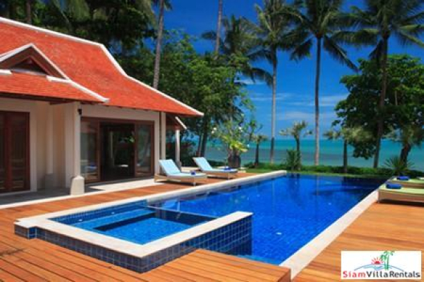 Beachfront Thai Style Pool Villa Available with Three or Five Bedrooms in Lipa Noi, Samui-2