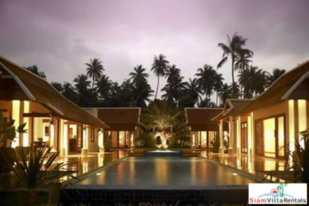 Beachfront Thai Style Pool Villa Available with Three or Five Bedrooms in Lipa Noi, Samui-5