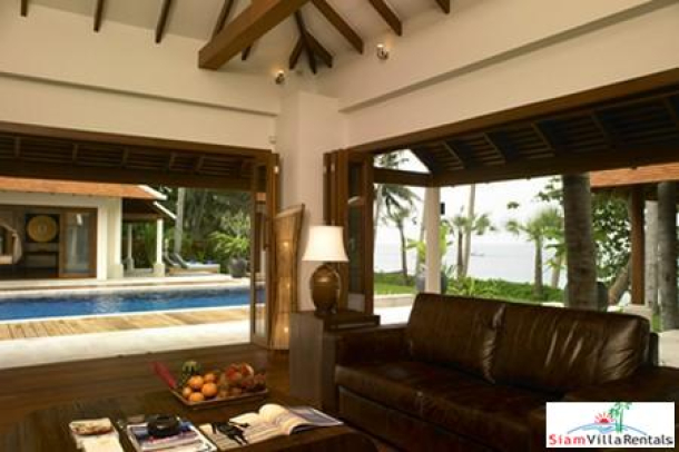 Beachfront Thai Style Pool Villa Available with Three or Five Bedrooms in Lipa Noi, Samui-7