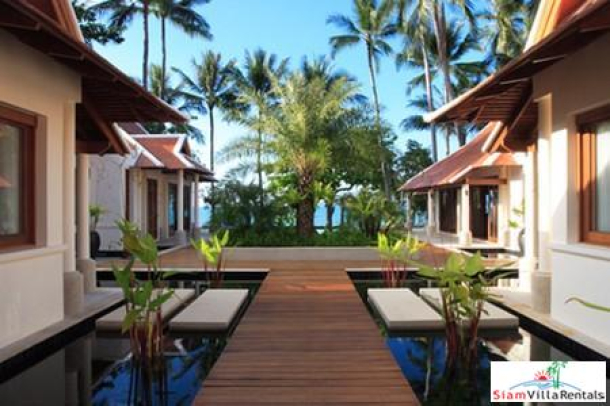 Beachfront Thai Style Pool Villa Available with Three or Five Bedrooms in Lipa Noi, Samui-9