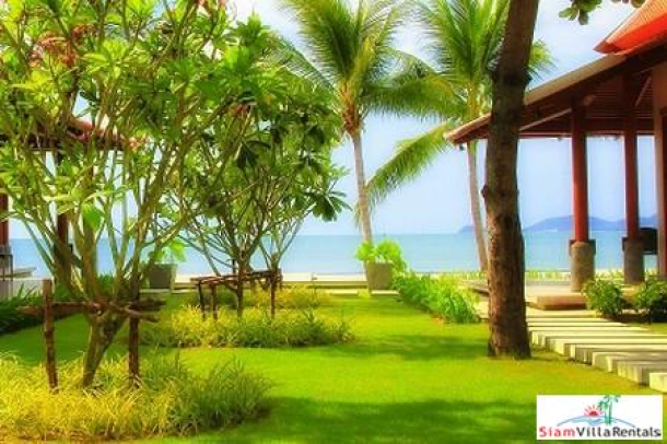 Beachfront Pool Villas Available with Three, Five or Ten Bedrooms and Tennis Court in Lipa Noi, Samui-15