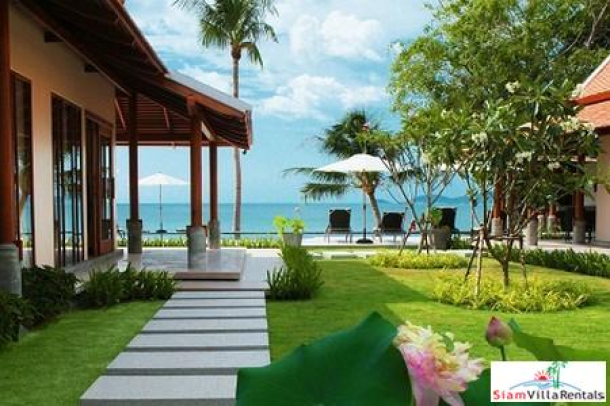 Beachfront Pool Villas Available with Three, Five or Ten Bedrooms and Tennis Court in Lipa Noi, Samui-18
