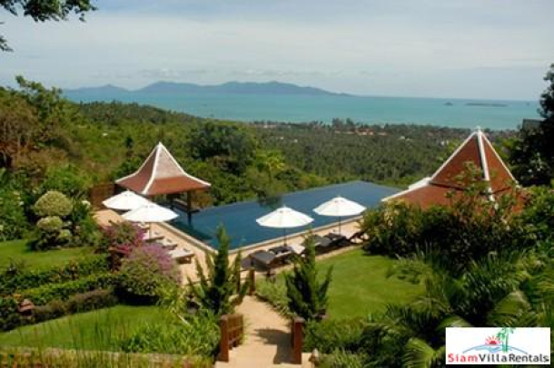 Luxury Seaview Pool Villa Available with Three or Five Bedrooms in Bophut, Samui-1