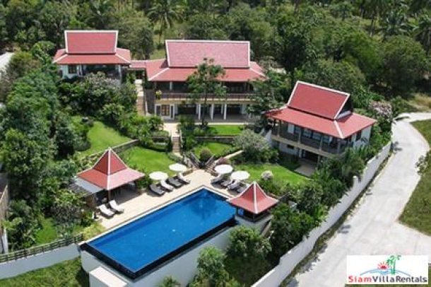 Luxury Seaview Pool Villa Available with Three or Five Bedrooms in Bophut, Samui-2