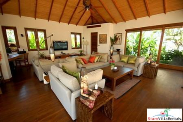 Relaxed Beachfront Pool Villa Available with Three or Six Bedrooms in Plai Laem, Samui-11