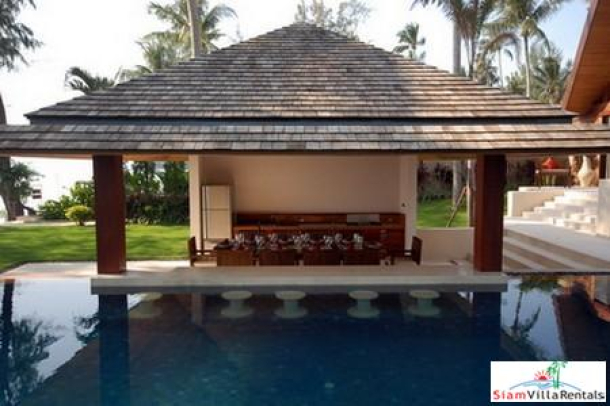Modern Beachfront Pool Villa Available with Three or Four Bedrooms in Lipa Noi, Samui-9