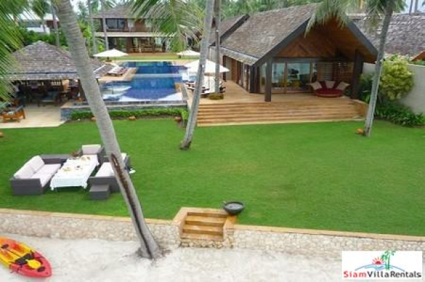 Luxury Beachfront Pool Villa Available with Four or Six Bedrooms in Lipa Noi, Samui-5