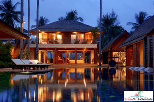 Luxury Beachfront Pool Villa Available with Four or Six Bedrooms in Lipa Noi, Samui-6