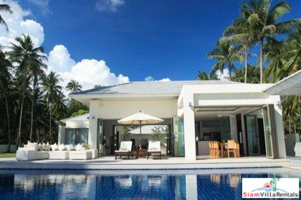 Contemporary Beachfront Pool Villa with Three or Five Bedrooms and Private Tennis Court in Laem Set, Samui-3