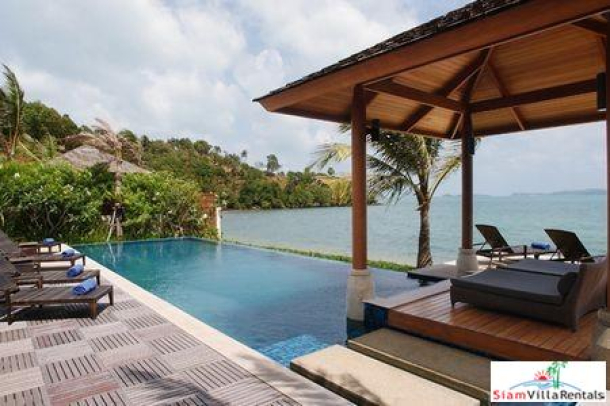 Private Beachfront Villa with Two or Four Bedrooms and Private Pool at Bophut, Samui-14