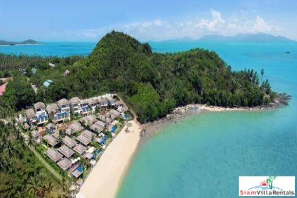 Private Beachfront Villa with Two or Four Bedrooms and Private Pool at Bophut, Samui-17