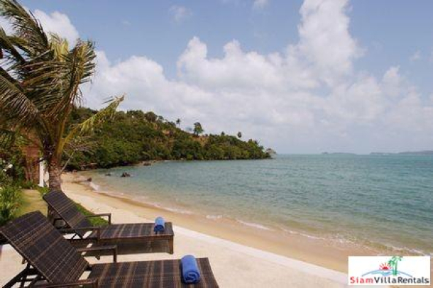 Private Beachfront Villa with Two or Four Bedrooms and Private Pool at Bophut, Samui-3