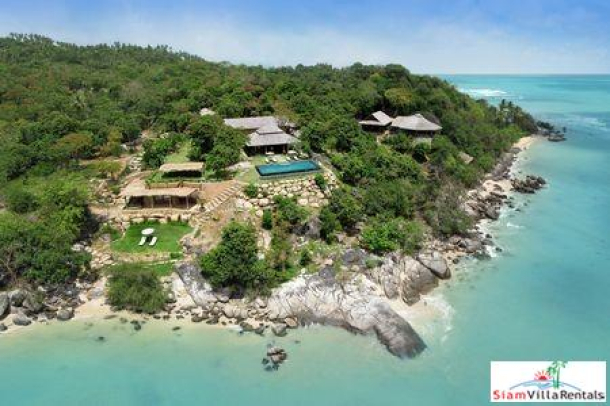 Chic Rustic Pool Villa with Three or Five Bedrooms on a Secluded Beach at Laem Set, Samui-2