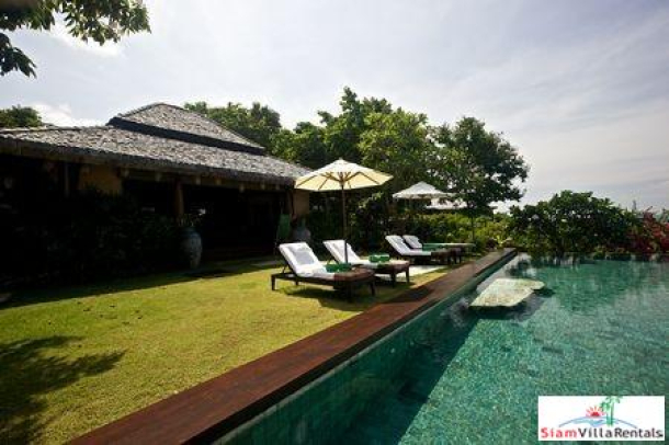 Chic Rustic Pool Villa with Three or Five Bedrooms on a Secluded Beach at Laem Set, Samui-3