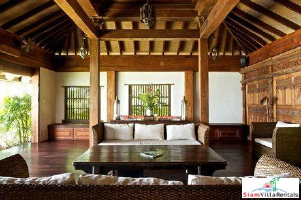 Chic Rustic Pool Villa with Three or Five Bedrooms on a Secluded Beach at Laem Set, Samui-4