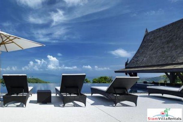 Ultra Modern Sea View Pool Villa with Six Bedrooms in Bophut, Samui-2