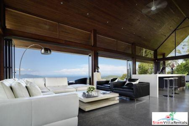 Ultra Modern Sea View Pool Villa with Six Bedrooms in Bophut, Samui-5