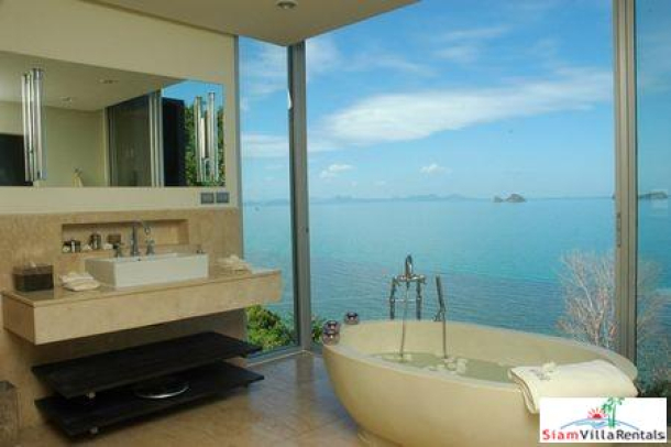 Ultra Modern Cliffside Pool Villa with One, Two or Four Bedrooms and Private Beach in Lipa Noi, Samui-15