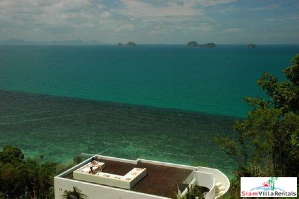 Ultra Modern Cliffside Pool Villa with One, Two or Four Bedrooms and Private Beach in Lipa Noi, Samui-5